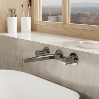 Встраиваемый смеситель для раковины Wasserkraft Mosel 4645 с внутренней частью хром